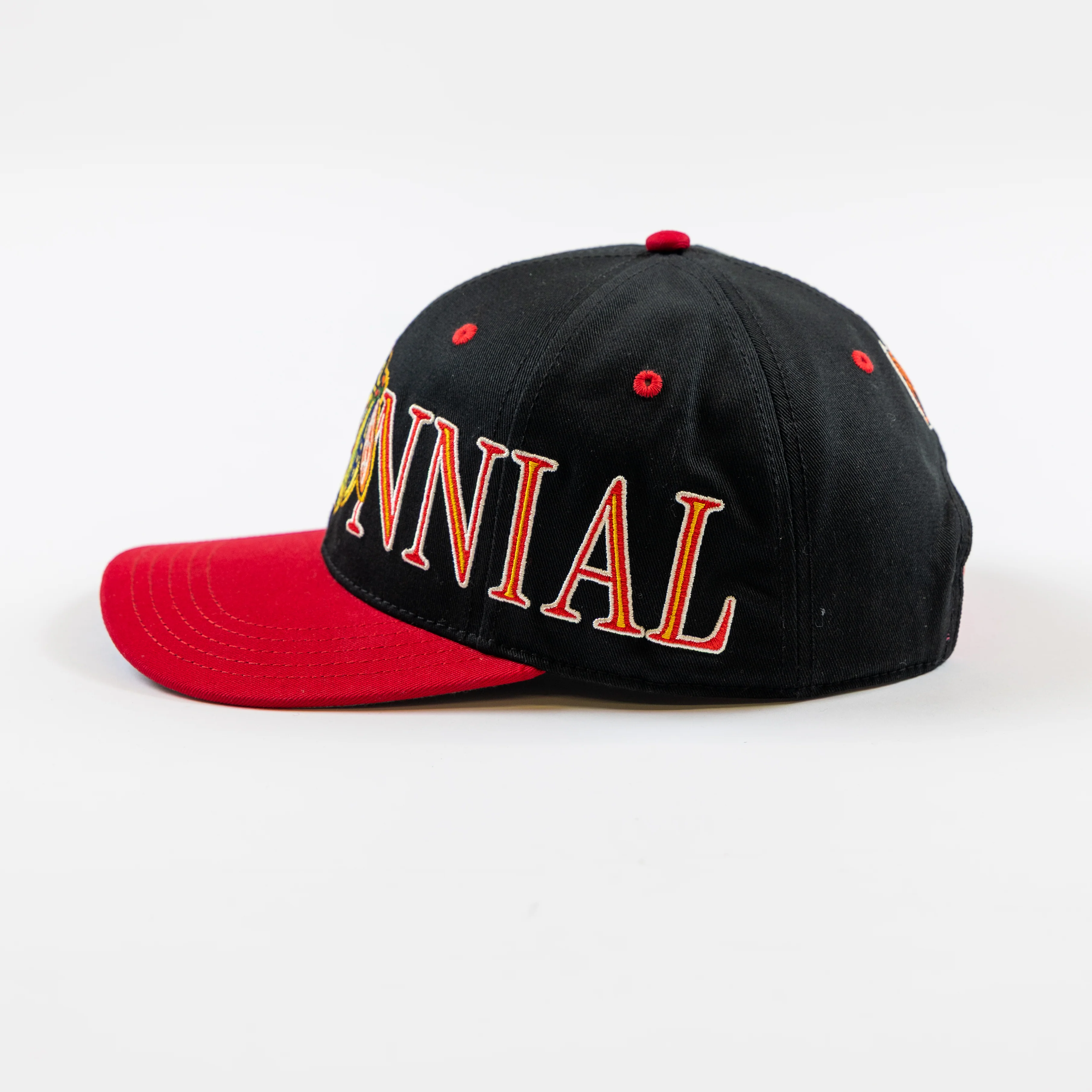 American Needle Chicago Blackhawks Centennial Retro Scroller Hat - Image 4