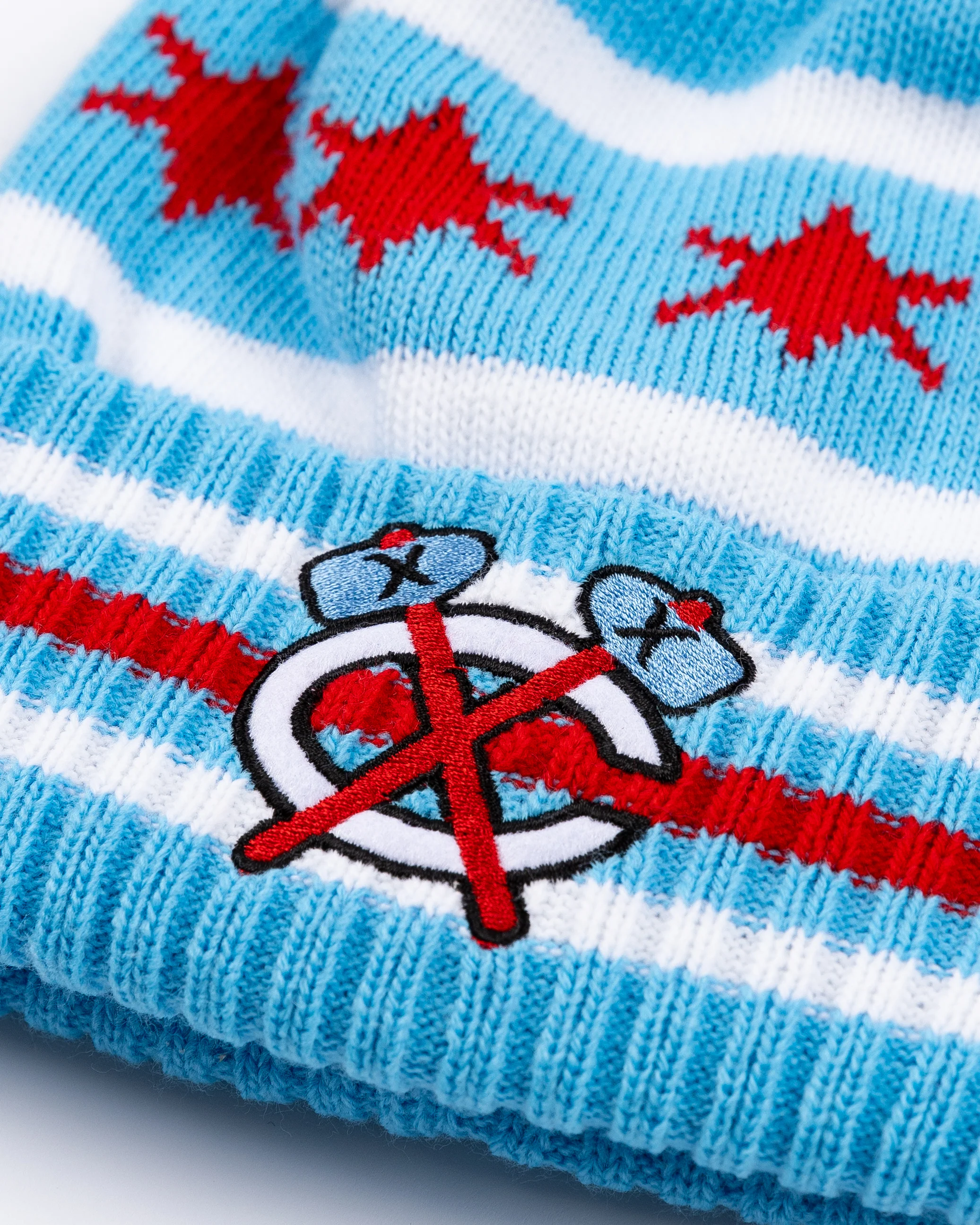 Four Stars Chicago Blackhawks Secondary Stars Knit Pom - Image 4