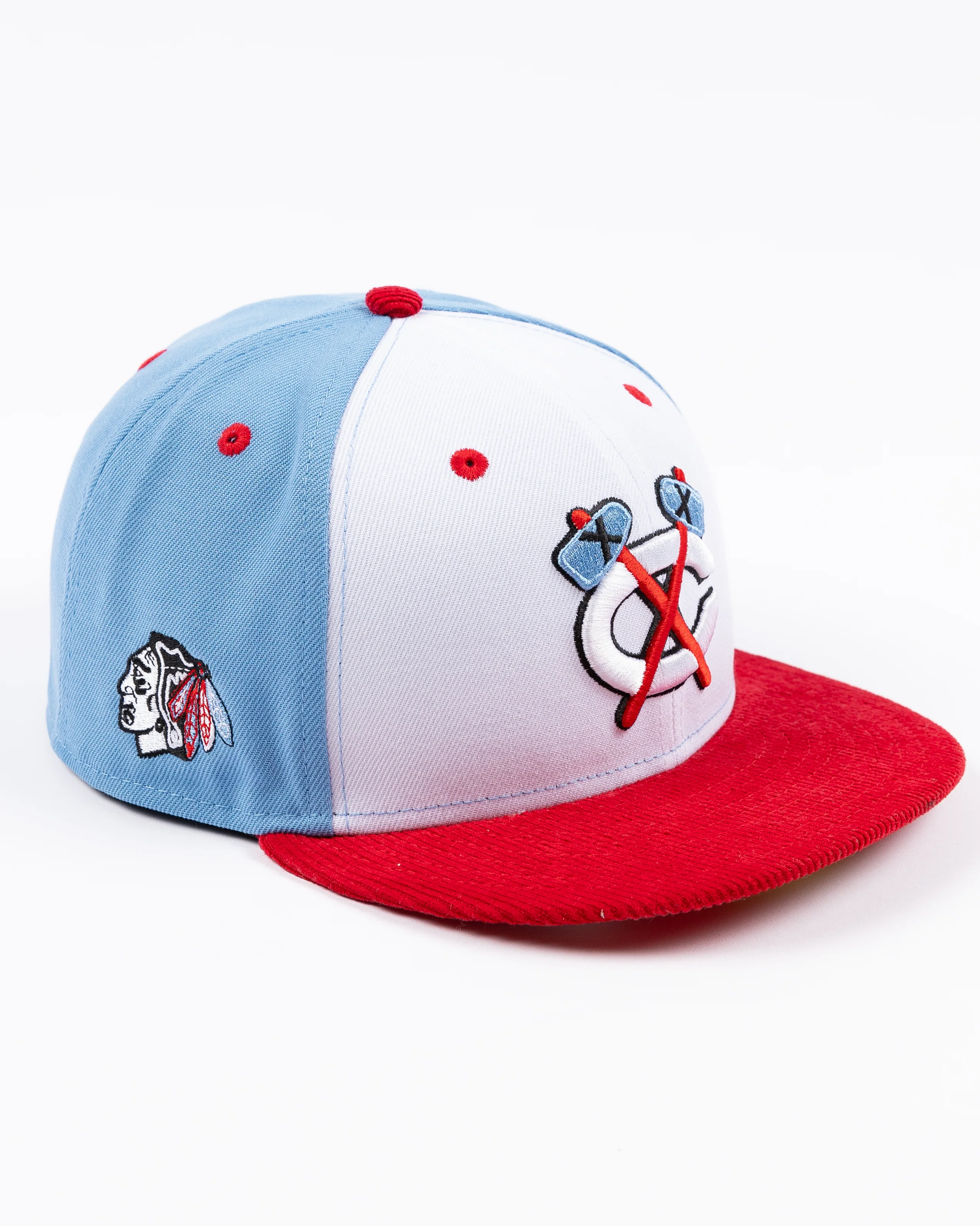 New Era Chicago Blackhawks 59FIFTY Design Lab Four Stars Secondary Hat - Image 3